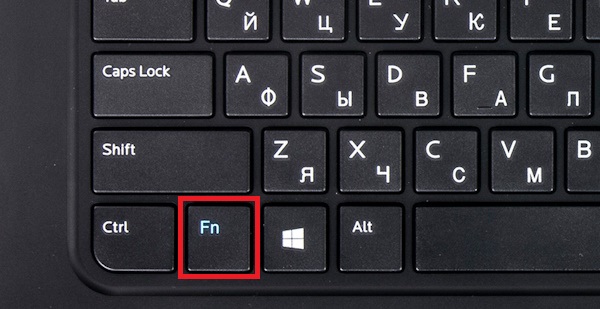 клавиша Fn